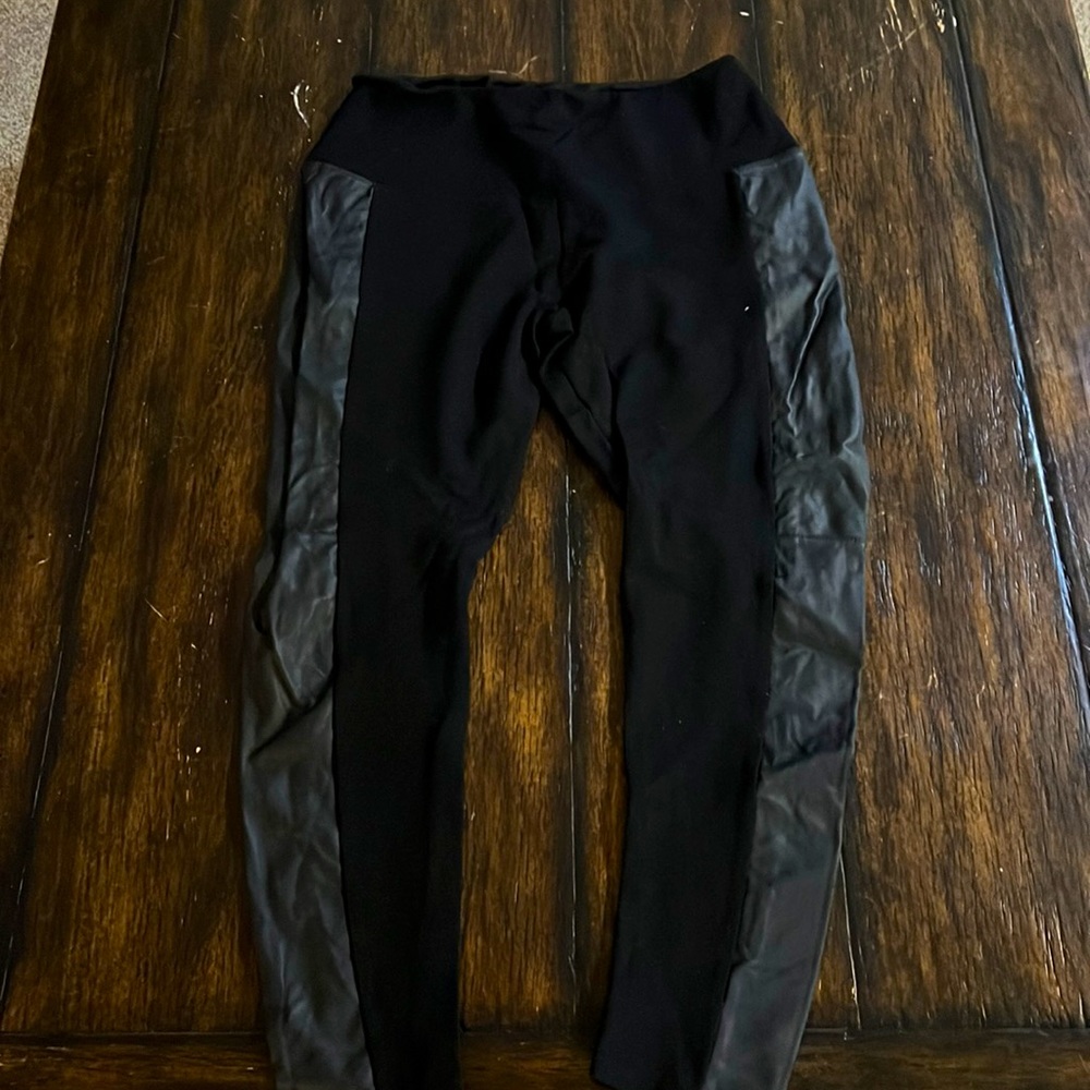 Lysse Leggings Black Leather